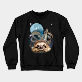 Sloths in Outer Space Crewneck Sweatshirt